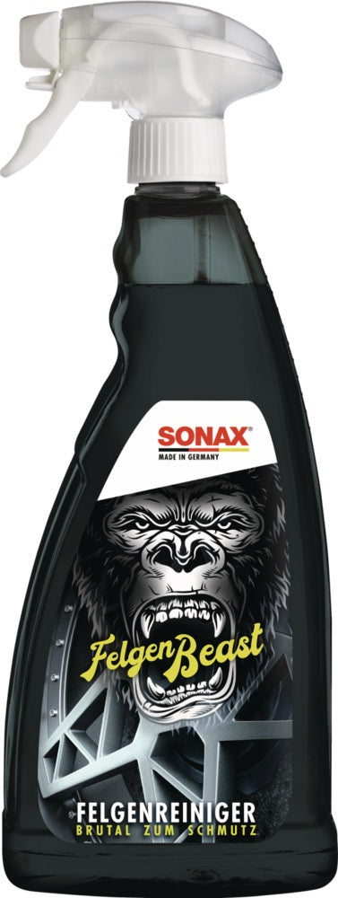 SONAX FelgenBeast Felgenreiniger 1l Sprühflasche – für Stahl- und Leichtmetallfelgen, 6er-Pack