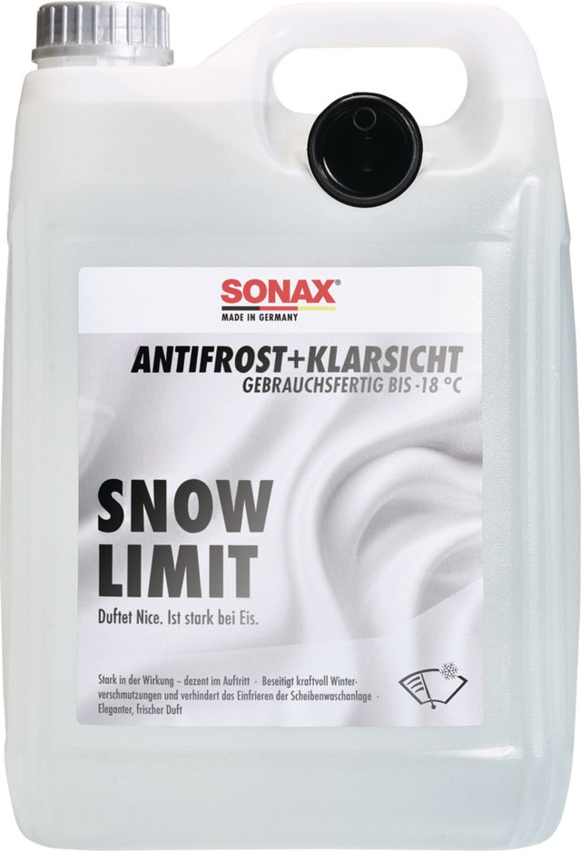 SONAX Scheibenreiniger Snow Limit gebrauchsfertig 5,02 l Kanister – 4 Stück