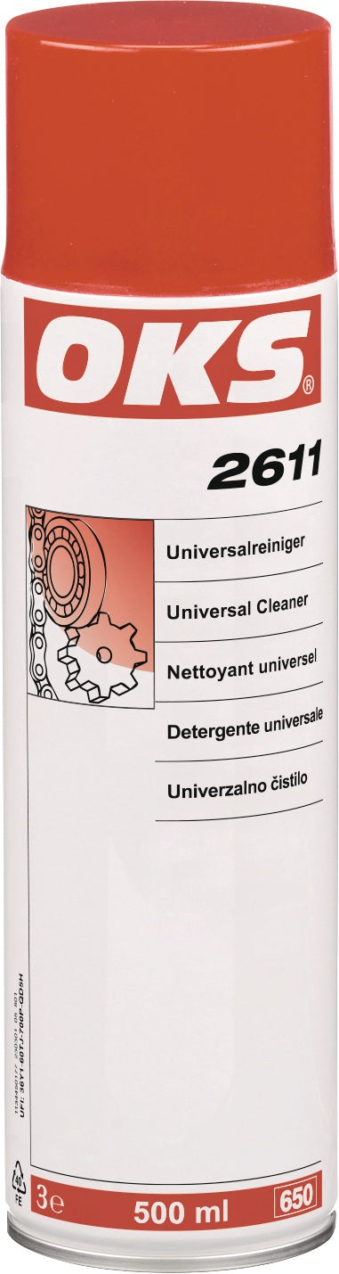 OKS 2611 Universalreiniger 500 ml Spraydose – 12 Stück, schnell verdampfend, rückstandsfrei