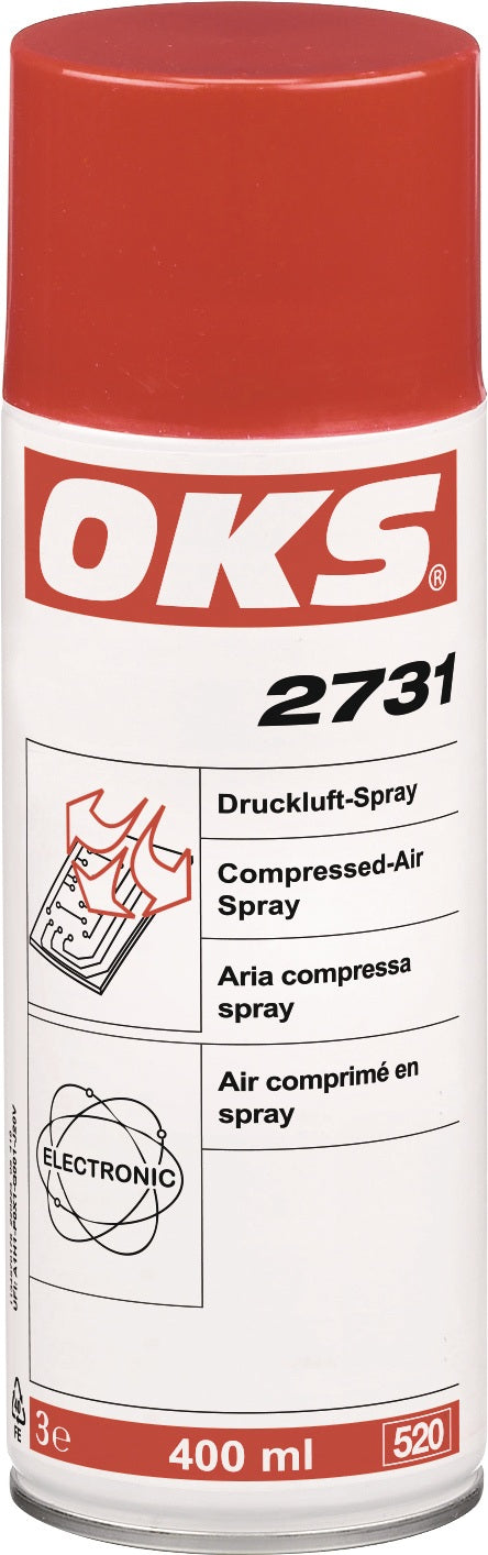 OKS 2731 Druckluft-Spray 400 ml Spraydose – Trockenes, ölfreies Druckgasgemisch