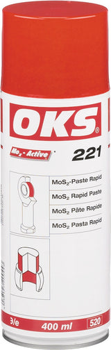 OKS 221 MoS² Paste Rapid Spray 400 ml – Montagepaste für Aufpress- und Umformvorgänge