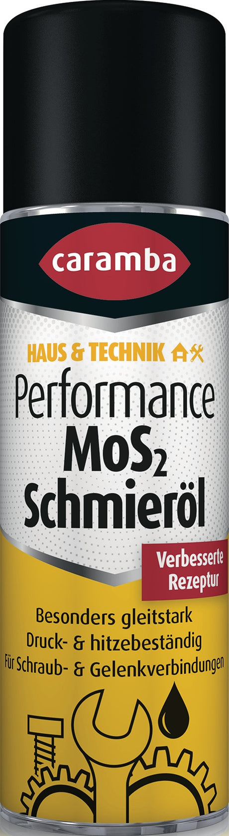 CARAMBA MOs2 Schmieröl Performance 300 ml Spraydose – 6er-Pack, hitzebeständig bis +300 °C