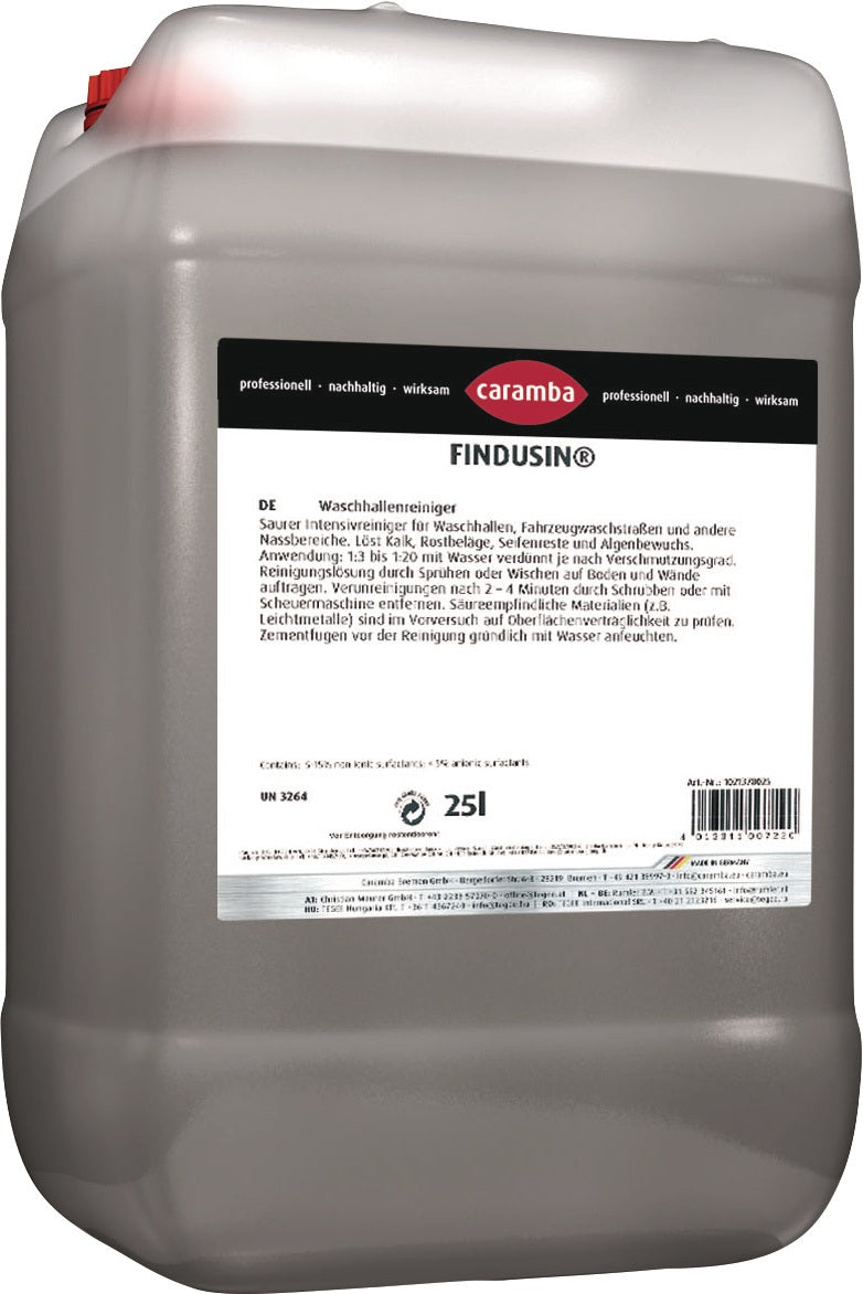 CARAMBA Waschhallenreiniger Findusin® 25 l Kanister – Stark saurer Intensivreiniger