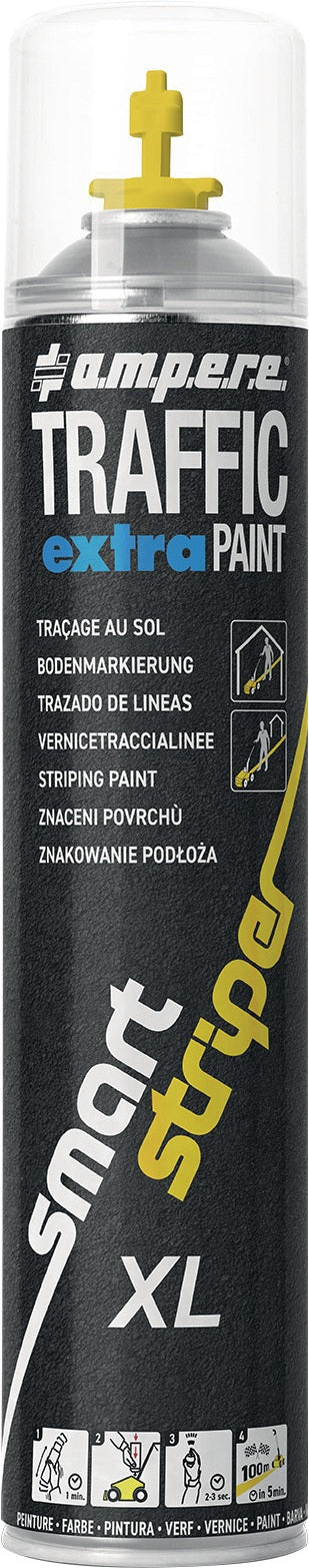 Bodenmarkierspray Traffic Extra Paint XL 750ml weiß von AMPERE