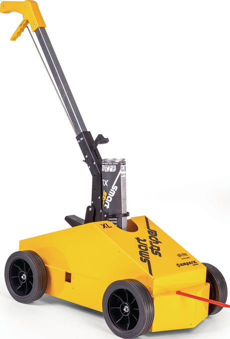 AMPERE Markierwagen Smart Striper für Traffic Extra Paint XL 750 ml – Strichbreite 3–10 cm, 4 Räder