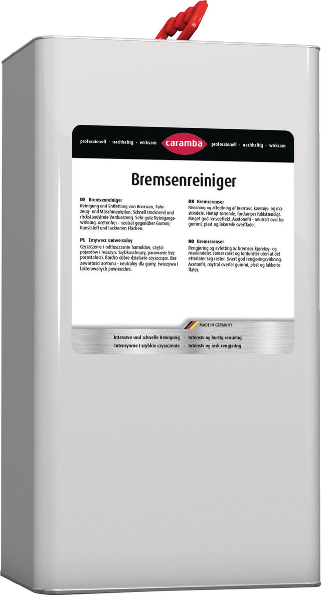 CARAMBA Bremsenreiniger Intensiv acetonfrei 5l Kanister – Schnelltrocknend & Rückstandsfrei