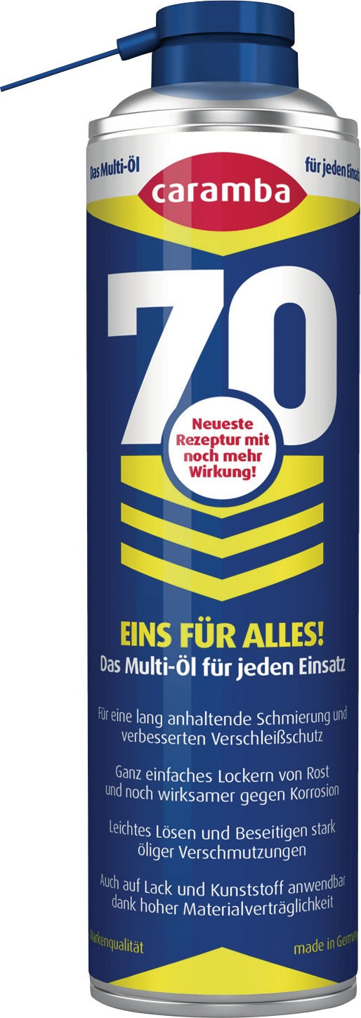 Multifunktionsöl Caramba 70 400 ml Spraydose – 6 Stück Set für Haushalt, Garten, Werkstatt, Auto & Motorrad