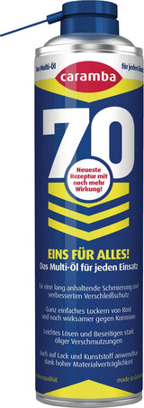 Multifunktionsöl Caramba 70 400 ml Spraydose – 6 Stück Set für Haushalt, Garten, Werkstatt, Auto & Motorrad