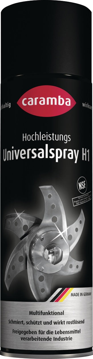 Caramba Universalspray H1 500 ml Spraydose – Multifunktionsöl, Schmiermittel, Rostlöser, NSF H1