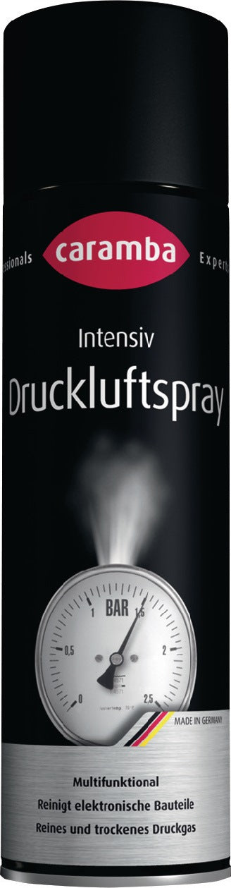 CARAMBA Intensivdruckluftspray 270 ml – 6er-Pack mit 360°-Ventil für schwer erreichbare Stellen