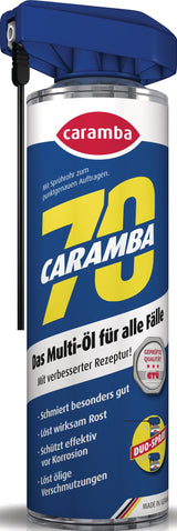 Multifunktionsöl Caramba 70 400 ml Spraydose – 6 Stück Set für Haushalt, Garten, Werkstatt, Auto & Motorrad