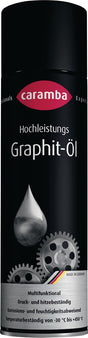 CARAMBA Hochleistungsgraphitöl 500 ml Spraydose – 6er-Pack, hitzebeständig bis 450 °C, silikonfrei