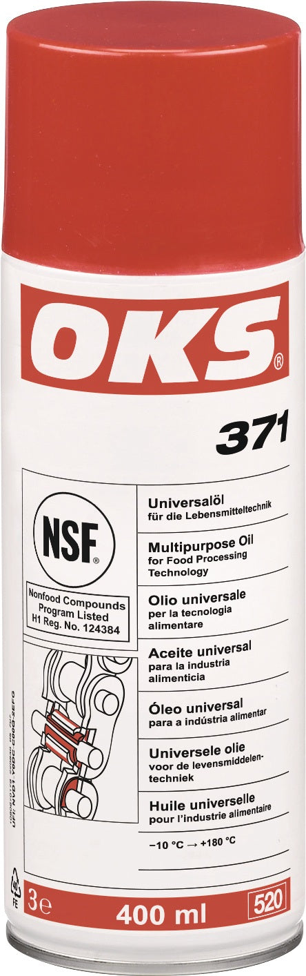 Universalöl für die Lebensmitteltechnik OKS 371 400 ml Spraydose – NSF H1, geschmacks- und geruchsneutral