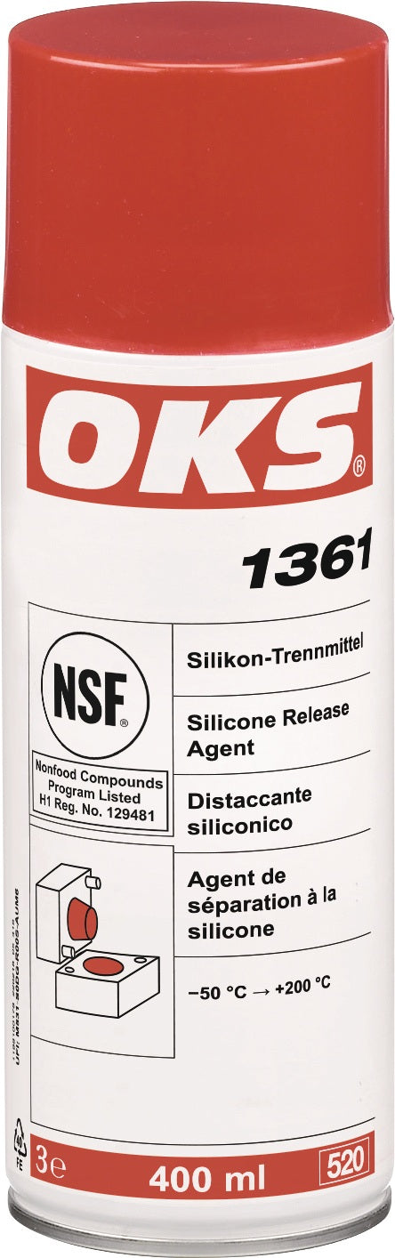 OKS 1361 Silikontrennmittel farblos NSF H1 400 ml Spraydose – 12 Stück
