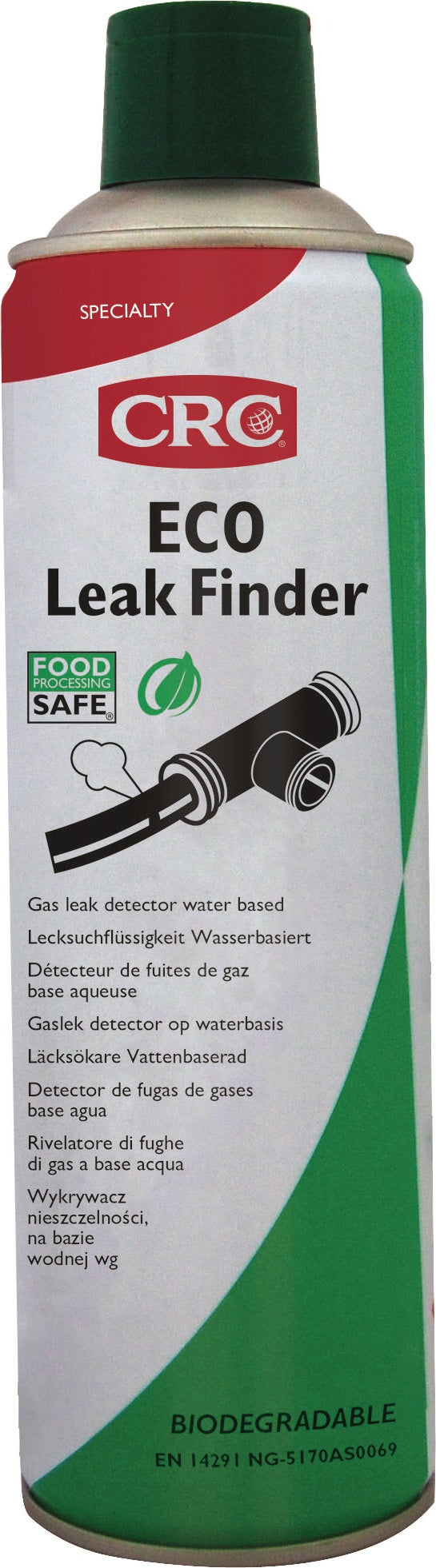 CRC Eco Leak Finder Lecksuchspray 500 ml – DVGW & NSF P1 zertifiziert, 12er Pack