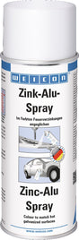 WEICON Zinkaluspray alufarben 400 ml – 12er-Pack, Korrosionsschutz bis +300 °C