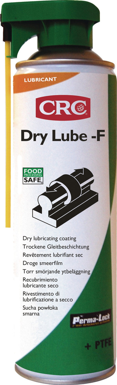CRC Trockenschmierstoff DRY LUBE-F weiß NSF H1 500 ml Spraydose – 12 Stück