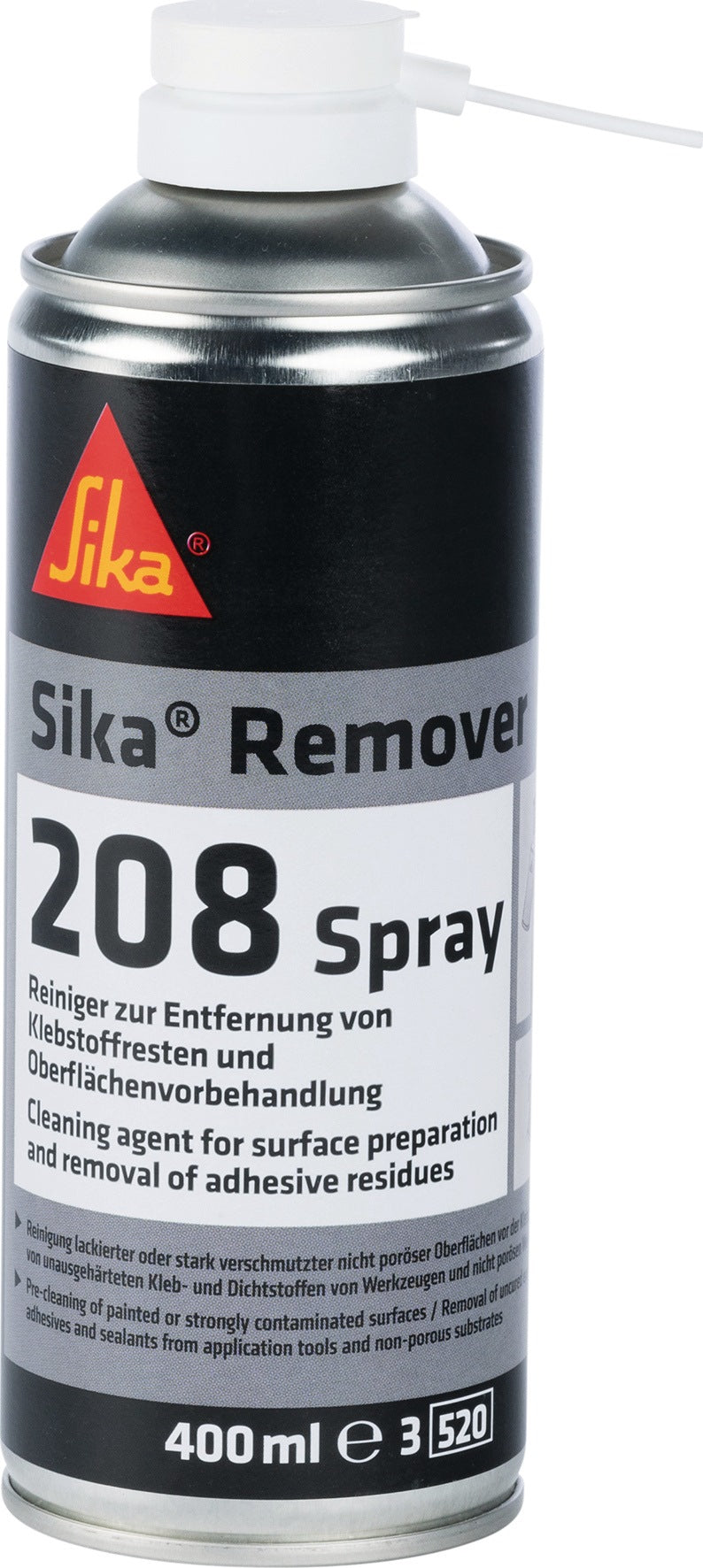 SIKA Vorreiniger & Klebstoffentferner Remover-208 400 ml Spraydose – 12 Stück
