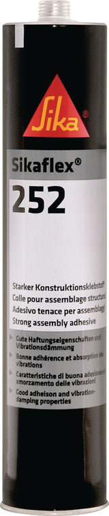 SIKA Sikaflex®-252 Konstruktionsklebstoff weiß 300 ml Kartusche – 1K-Polyurethan, elastisch, überlackierbar