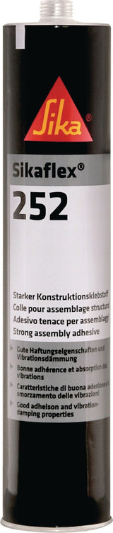 SIKA Sikaflex®-252 Konstruktionsklebstoff weiß 300 ml Kartusche – 1K-Polyurethan, elastisch, überlackierbar