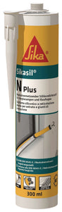 SIKA Silicondichtstoff SIKASIL N plus 300 ml Kartusche transparent – neutralvernetzend, witterungsbeständig