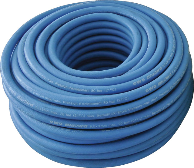 EWO Druckluftschlauch flextrem BluBird 6 mm x 12 mm, 50 m, blau, ozonbeständig