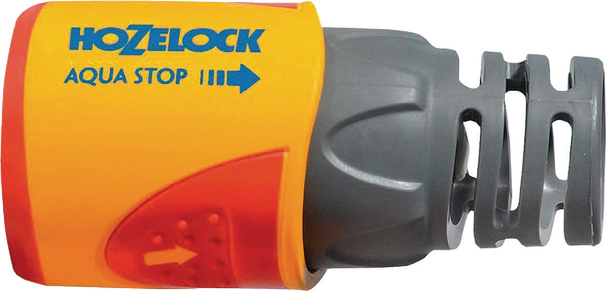 HOZELOCK AquaStop PLUS Schlauchkupplung 3/4 Zoll 19 mm mit Wasserstopp und Knickschutz – 25 Stück