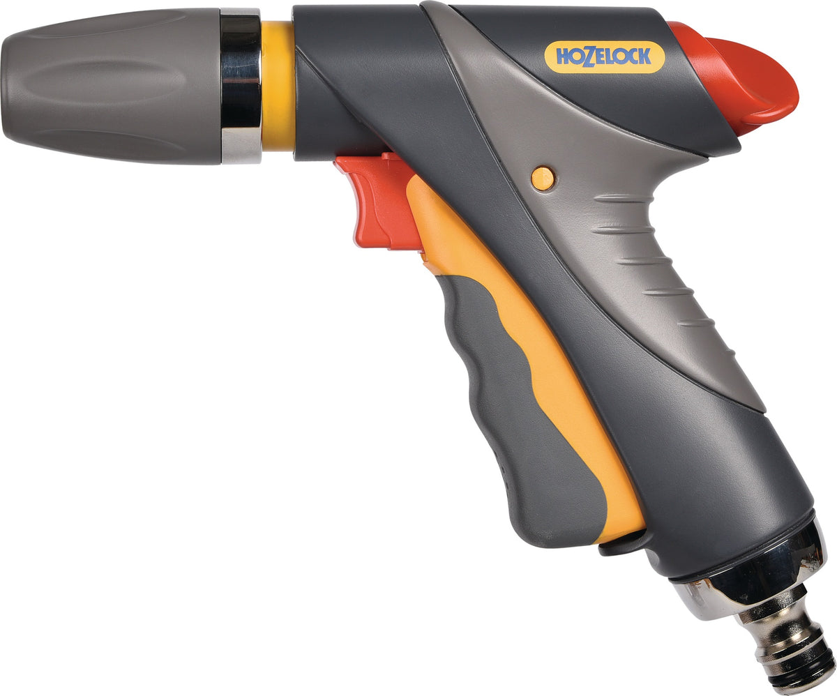 HOZELOCK Spritzpistole Jet Spray Pro Stecksystem – 3 Sprühmuster, Metall/Kunststoff