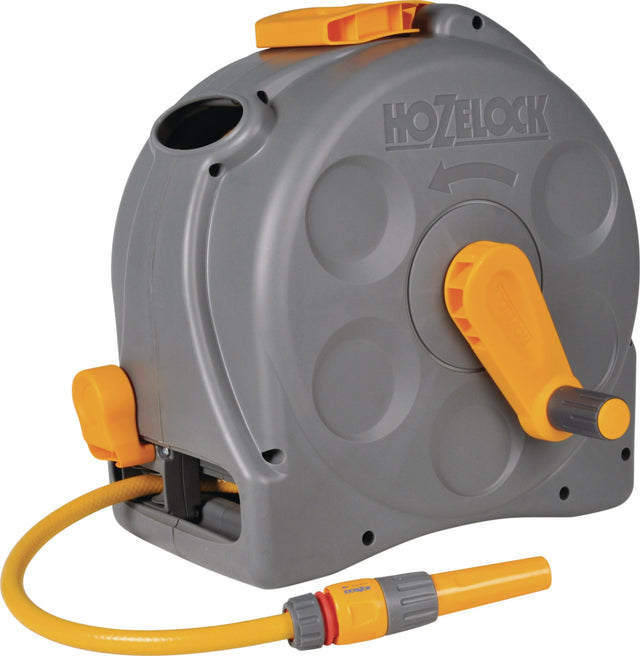 HOZELOCK Schlauchbox 25 cm x 35 cm Kunststoff – inkl. 25 m Schlauch und Zubehör