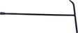 ADMIRAL Hauswasserschiebeschlüssel Typ E, ID 14 mm, 75 cm, Stahl, DIN 3223