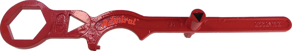 Überflurhydrantenschlüssel Admi®Key Typ A GT ADMIRAL von Klotz Technics – Temperguss DIN 3223, 44 cm