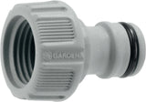 GARDENA Hahnverbinder Kunststoff für Wasserhahn G 1/2 Zoll