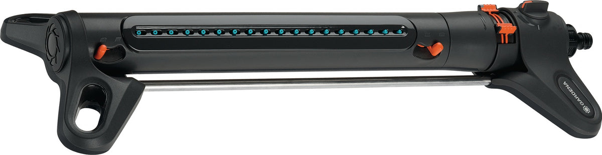 GARDENA Viereckregner AquaZoom L 350 qm Stecksystem Kunststoff/Metall – stufenlos einstellbar