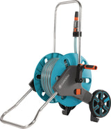 GARDENA CleverRoll M Schlauchwagen-Set 20 m – Komplett-Set mit Kick&Stand