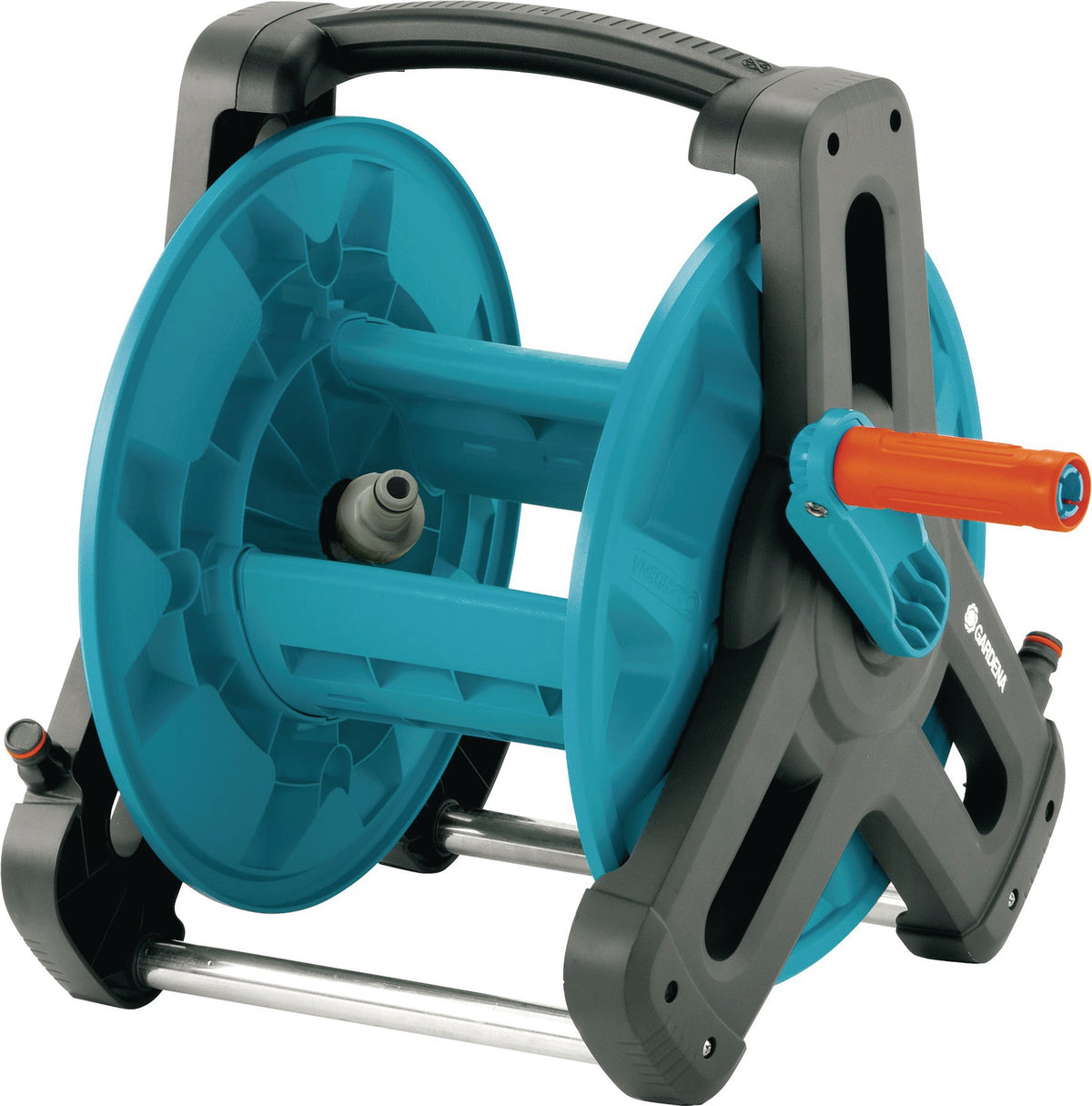 GARDENA Schlauchtrommel Classic 50 – 354 mm Breite, 50 m Kapazität, inkl. Handkurbel
