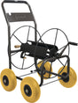 POLET Schlauchwagen 110M Anschlussgewinde 19 mm (3/4″) – pulverbeschichteter Stahl, Softgrip-Handgriff, Bremse