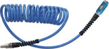 EWO Spiralschlauch-Set 6,5 mm x 10 mm, 3,5 m, Polyurethan, Kupplung DN 7,2, knickfest, flexibel