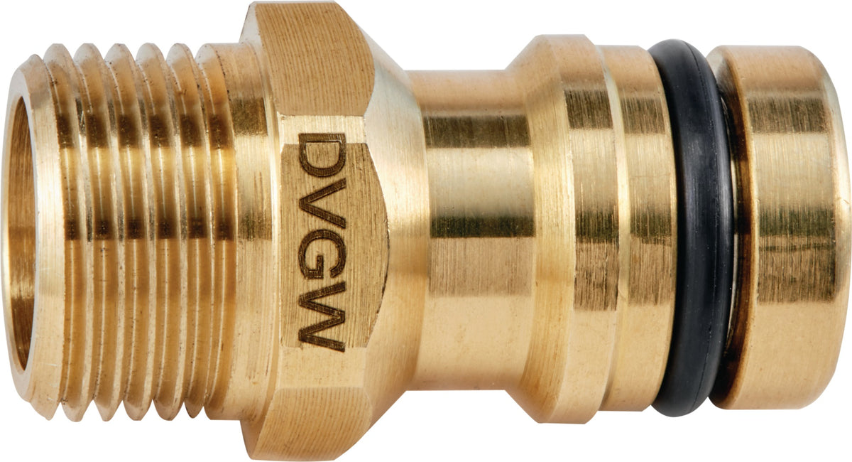 GEKA plus KTW Messing Gerätestecker G 1/2 Zoll SB – Trinkwasser-zertifiziert