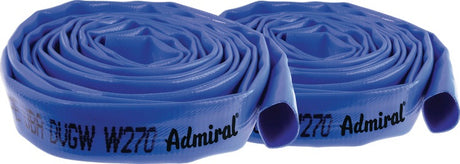 Trinkwasserflachschlauch Admi®Star DVGW 602t ID 50 mm, 10 m, ADMIRAL – blau