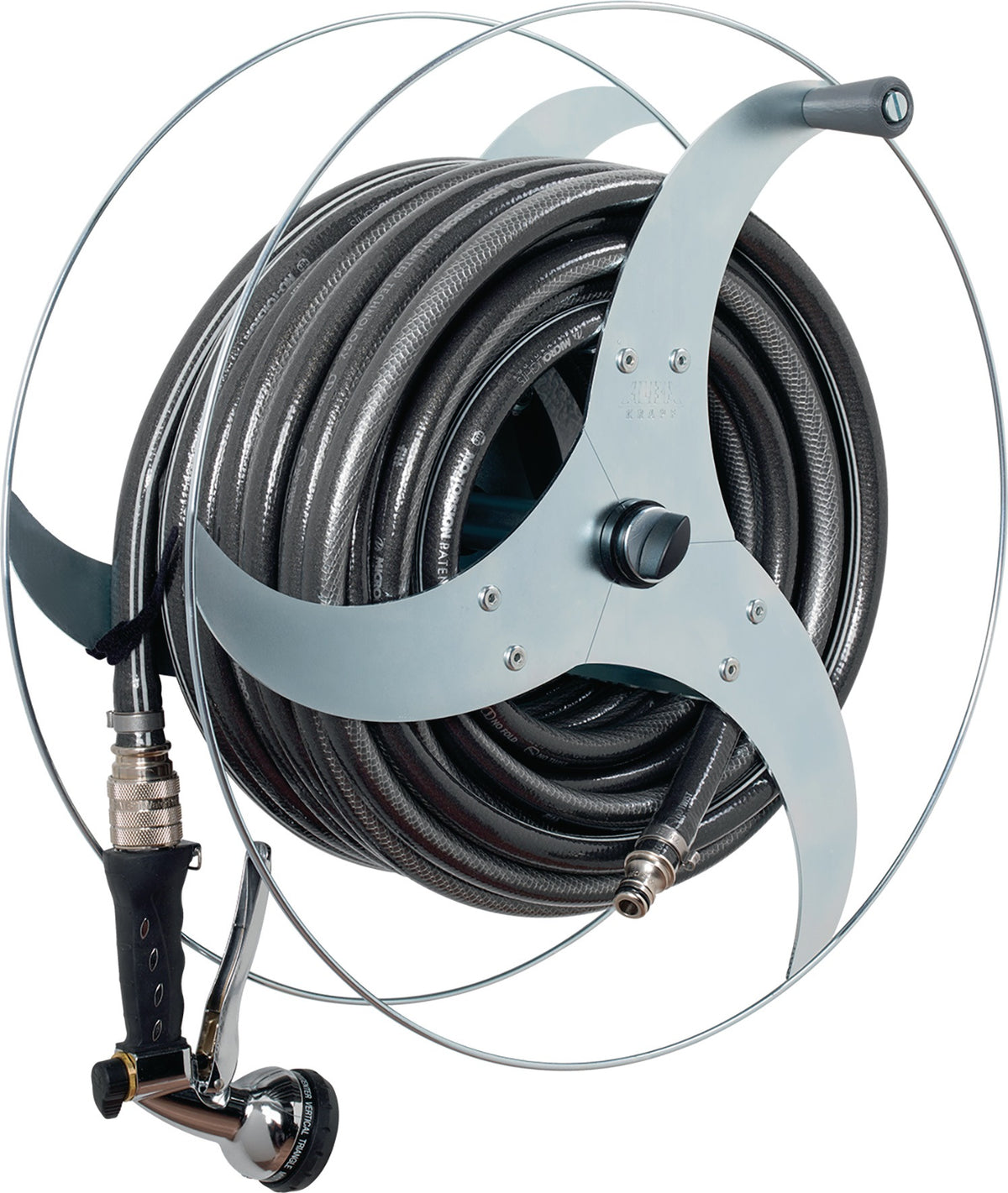 Wandschlauchhalter TURBO von ALBA – 427 mm breit, mit Abrollbremse, ohne Schlauch