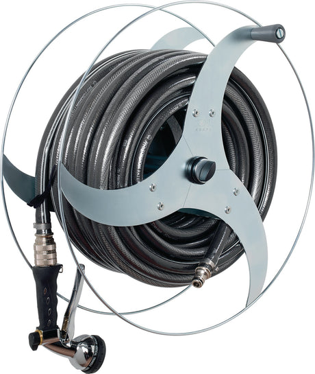 Wandschlauchhalter TURBO von ALBA – 427 mm breit, mit Abrollbremse, ohne Schlauch