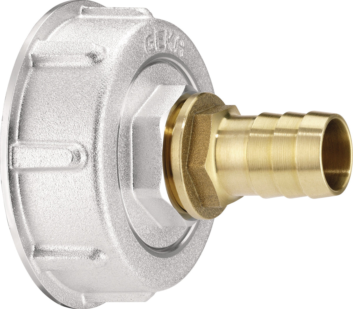 GEKA IBC Adapter Set S60x1/3 Schlauchverschraubung 3/4" IG mit Tülle – 6 Stück