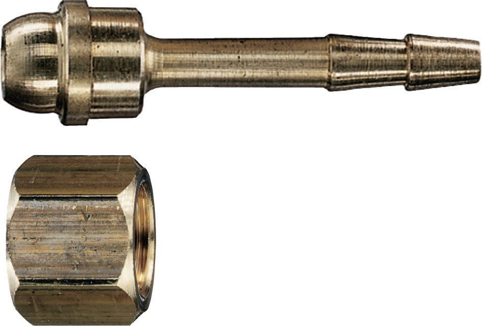 EWO Schlauchanschluss MS G 1/4 DN 6 Messing Schlauchtülle mit Überwurfmutter