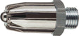 EWO Sicherheitsdüse blowstar AG – Zink-Druckguss/Aluminium, Außengewinde M12 x 1,25, 76 dB bei 6 bar