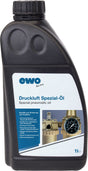 Druckluftspezialöl 1l Flasche EWO – ISO VG32 für Druckluft-Nebelöler und Wartungseinheiten