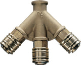 EWO Y-Verteiler G 1/2 Zoll DN 7,2 mit 2 Kupplungen und Innengewinde