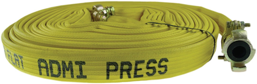 ADMIRAL Pressluftschlauch Admi®Press FLAT Y 19 mm x 24 mm, 20 m, gelb – robust & flexibel