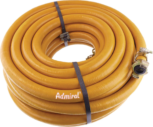 ADMIRAL Pressluftset Admi®Press 60 – 20 m, 19 mm Innen-Ø, gelb, mit Sicherheits-Klauenkupplung
