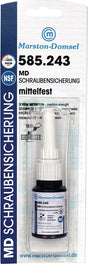 MARSTON Schraubensicherung 585.243 mittelfest hochviskos dunkelblau 10g Flasche – 10 Stück