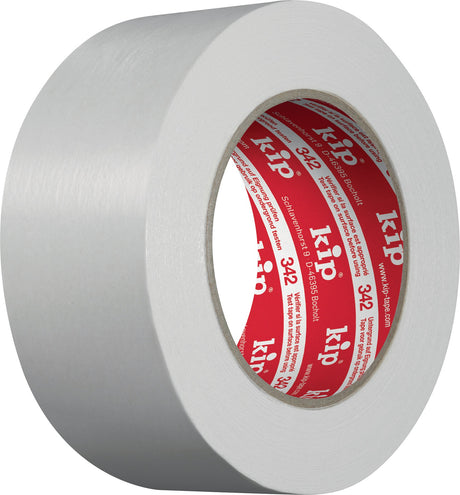 KIP Gewebeteppichband 342 weiß 38 mm x 25 m – doppelseitiges Klebeband für Teppichverlegung